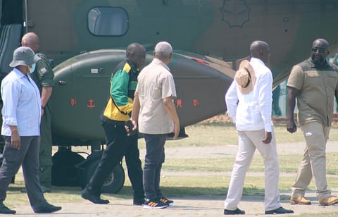 Ramaphosa accused of using SANDF helicopter as ‘ANC taxi’