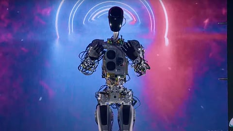 Musk unveils Tesla bot Optimus