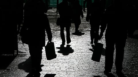 LIVERPOOL, UNITED KINGDOM - JANUARY 23: On the day that Britain officially enters a recession shoppers walk through Liverpool city centre on January 23, 2009 in Liverpool, United Kingdom. Figures announced today confirm that the UK is officially in a recession for the first time since the early 1990s after GDP fell in two successive quarters of 2008. (Photo by Christopher Furlong/Getty Images)
