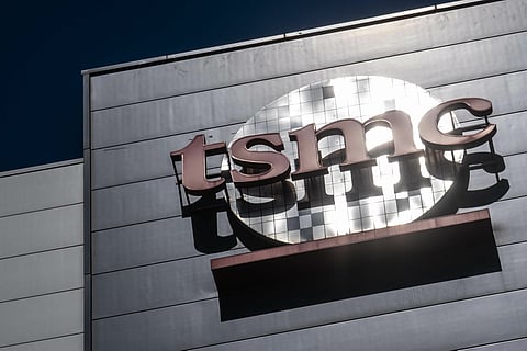 The Taiwan Semiconductor Manufacturing Co. (TSMC) headquarters in Hsinchu, Taiwan, on Wednesday, Oct. 12, 2022. Taiwan's flagship semiconductor industry will not need to be destroyed in a Chinese invasion, the islands security chief said, amid growing US concerns that Beijing could move to forcibly acquire the crucial Taiwanese chip technology. Photographer: Lam Yik Fei/Bloomberg