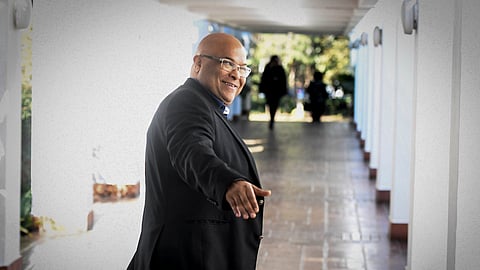 Arthur Fraser during the cabinet lekgotla held at the Sefako Makgatho Guesthouse foto Felix Dlangamandla/Netwerk24 story Bonolo Selibano