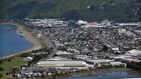 Houses in the Petone area of Wellington, which could start to see insurance retreat from 2030, according to Climate Sigma. Photographer: Mark Graham/Bloomberg