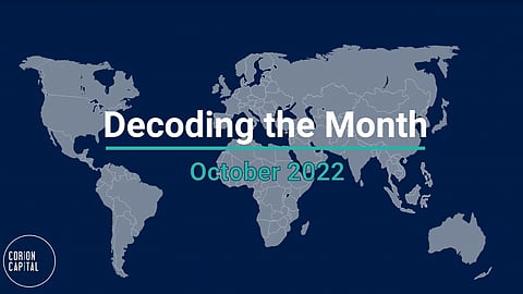 Sun comes out in October after September’s nightmare – Corion Capital’s David Bacher on keeping a cool head