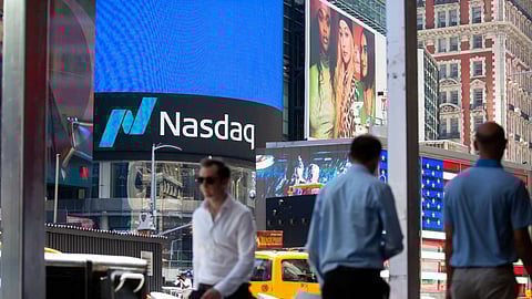 The Nasdaq MarketSite in the Times Square neighborhood of New York, U.S., on Tuesday, May 31, 2022. The S&P 500 defied bear market status just over a week ago and is set to finish May roughly where it started. Photographer: Michael Nagle/Bloomberg