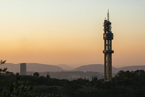 The Telkom Tower in Pretoria, South Africa.