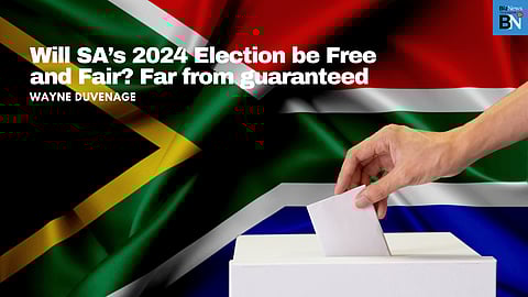 Will SA’s 2024 Election be Free and Fair? Far from guaranteed – OUTA’s Duvenage