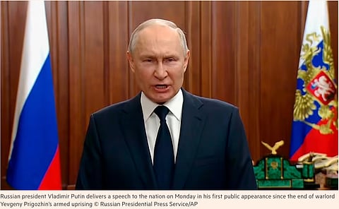 Vladimir Putin accuses Wagner Group leaders of betraying Russia