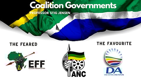 Coalition government: DA the favourite, EFF the feared