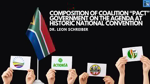 Composition of coalition “pact” government on the agenda at historic national convention