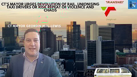 Cape Town’s mayor urges devolution of rail, unionising taxi drivers or risk repeat of violence and chaos