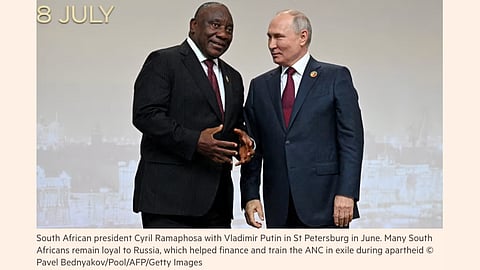 Premium – FT comment: South Africa’s support for Russia is rooted in misplaced nostalgia