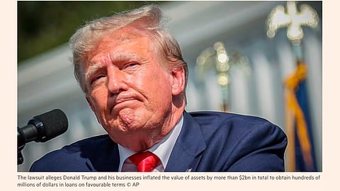 Premium from the FT – Trump committed fraud by inflating real estate values, New York judge rules