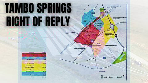 Right of Reply: Tambo Springs development does NOT include Steinhoff fraudster land