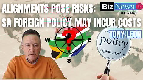 Alignments pose risks: SA foreign policy may incur costs – Tony Leon