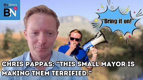 CHRIS PAPPAS: “Bring it on!”; “This small mayor is making them terrified.”