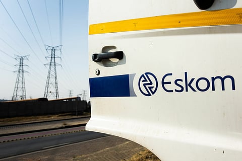An Eskom maintenance truck in Soweto, South Africa.