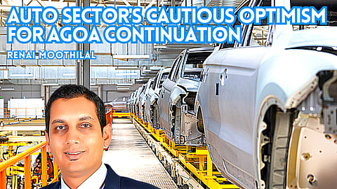 Auto sector’s cautious optimism for AGOA continuation – Renai Moothilal