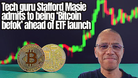 Tech guru Stafford Masie admits to being ‘Bitcoin befok’ ahead of ETF launch