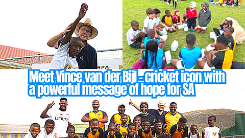 Meet Vince van der Bijl – cricket icon with a powerful message of hope for SA