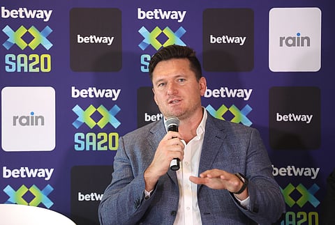 SA20, Commissioner Graeme Smith during the Betway SA20 - 50 Days to Go media event held at Newlands cricket Stadium in Cape Town, South Africa on the 20th November 2023
Photo by: Shaun Roy/ Sportzpics for SA20