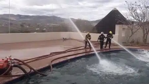 Actually it WAS a swimming pool, admits Mbalula