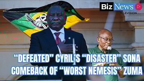 De Beer: “Defeated” Cyril’s “disaster” SONA & the comeback of his “worst nemesis” Zuma