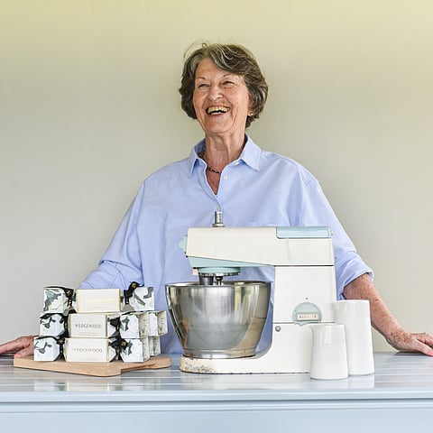 Gilly and the original Kenwood she used to start her nougat making journey