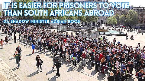 It is easier for prisoners to vote than South Africans Abroad – DA Shadow Minister Adrian Roos