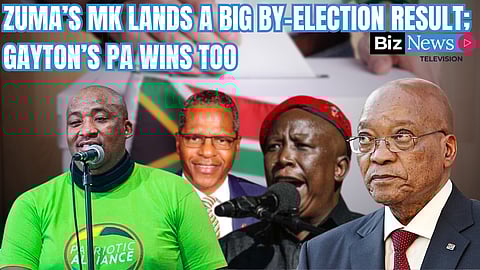 Zuma’s MK lands another big by-election result; Gayton’s PA wins too