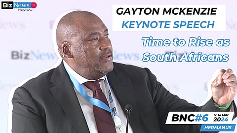 BNC#6: Gayton McKenzie slams DA, calls for national unity – “Time to rise as South Africans”