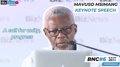 BNC#6 Mavuso Msimang – A call for unity, progress in post-Apartheid SA