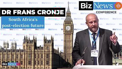 BNC London: Dr Frans Cronje – Decoding SA’s political future post-May 29