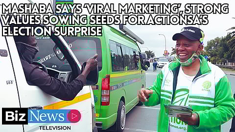 Mashaba says ‘viral marketing’, strong values sowing seeds for ActionSA’s election surprise