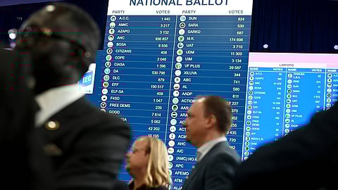 ANC loses majority, braces for coalition talks with rivals