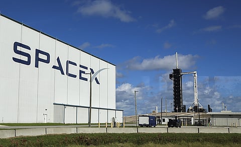 SpaceXs Falcon 9 rocket in Cape Canaveral, Florida.