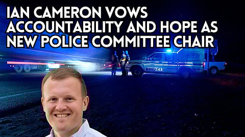Ian Cameron vows accountability and hope as new Police Committee Chair