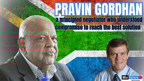 Pravin Gordhan, a principled negotiator who understood compromise to reach the best solution – Theuns Eloff