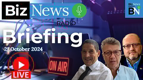 BizNews Briefing – Featuring David Shapiro; Piet Le Roux; Neil Emerick and more.