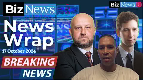 NewsWrap from BizNews – Frans Cronje; controversial $75m SA Rugby deal; BHI Ponzi; Gayton McKenzie and more…