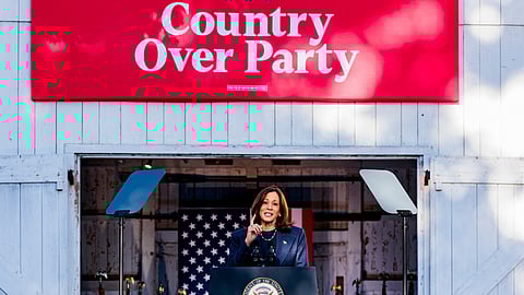 Harris defends policies, distances herself from Biden in fiery Fox interview