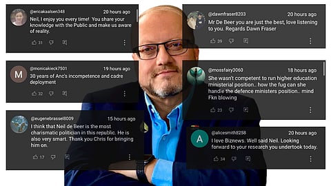 TRIBE VIBE: De Beer on SA defence forces, judiciary