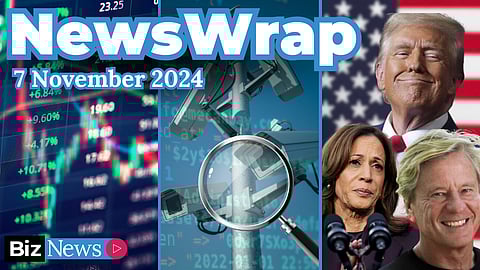 NewsWrap: Trump election victory – Hersov, Kooyman, Cilliers react; Gauteng’s high-tech crime-fighting; Sappi quarterlies