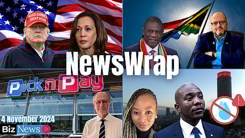 NewsWrap: US election update; SAPS; Gauteng water crisis; Maimane on GNU; De Beer on Mashatile; Summers on Pick ‘n Pay