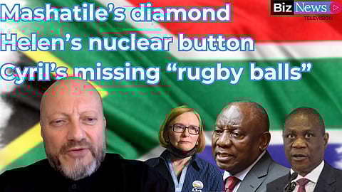 De Beer: Mashatile’s diamond; Helen’s nuclear button; Cyril’s missing “rugby balls”