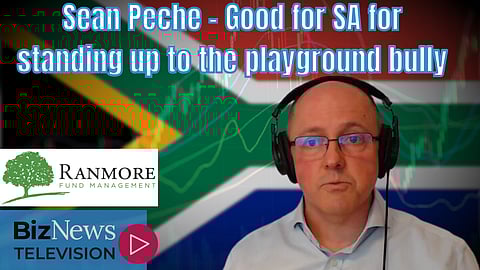 Sean Peche – Good for SA for standing up to the playground bully