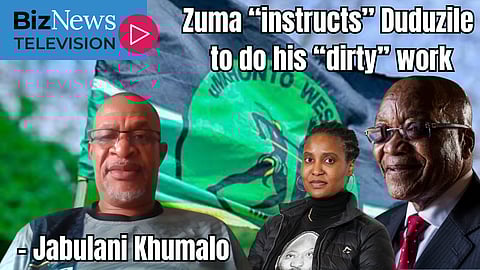 Zuma “instructs” Duduzile to do his “dirty” work – Jabulani Khumalo