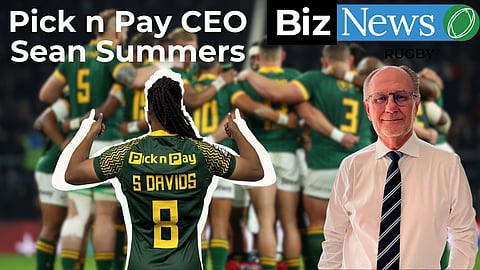 BizNews Rugby: Pick n Pay joins the Bokke – CEO Sean Summers on sponsorship, leadership, and rugby’s winning formula