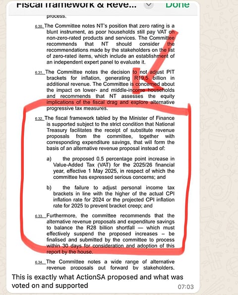 GNU on rocks – Action SA hits “arrogant” DA, supports ANC in Budget