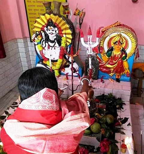 क’कराझारआवबो महा शिबरात्री फुजा फोर्बो फालिदों