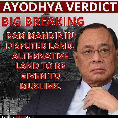 अजैद्धा दान्थे बिदान्थे आयदा: राम जन्मभुमियाव मन्दिर लुजागोन, गुबुन हा खोन्दोखौ मुस्लिमखौ गथायबाय